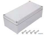 Carcasă universală gri SOLID ABS 188x378x130 mm
