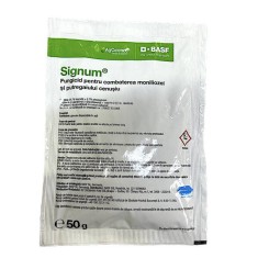 Signum 50 gr, fungicid sistemic, BASF, putregai brun si mumificarea fructelor (cais, piersic, cires, visin, prun), putregai cenusiu si fainare (tomate