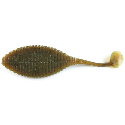 Grub Hide Up Stagger Wide 3.3&amp;quot;, 103 Green Pumpkin, 8.4cm, 5buc/pac foto