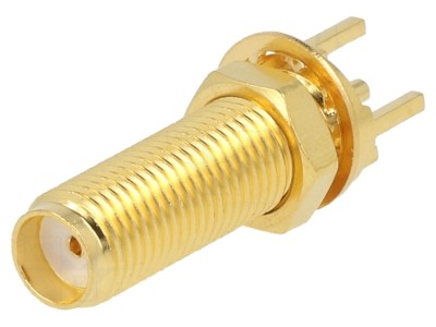 Conector SMA mamă 50&amp;Omega;, THT foto