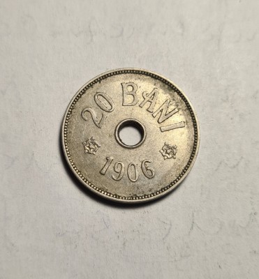 20 Bani 1906 J Piesa de Colectie foto