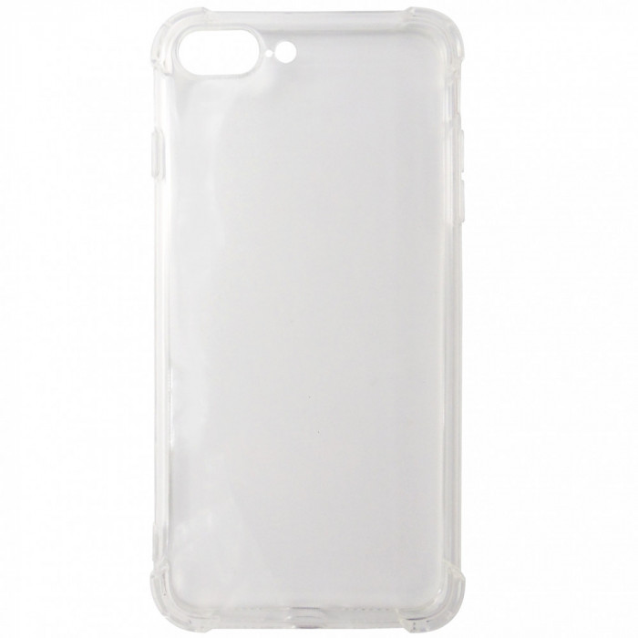 Husa spate silicon (colturi intarite) transparenta pentru Apple iPhone 7 Plus / 8 Plus