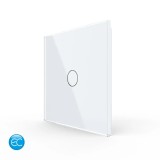 Cumpara ieftin Telecomanda touch Livolo ZigBee EC, panou simplu din sticla securizata, alb
