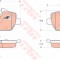 Set placute frana,frana disc MINI MINI COUNTRYMAN (R60) (2010 - 2016) TRW GDB1612