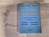 Vocabularul minimal al limbii romane curente cu indicatii gramaticale complete tradus in germana,franceza,italiana,spaniola de A.Costachescu,etc