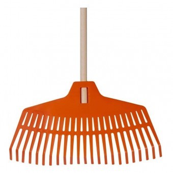 Grebla din plastic Strend Pro Golf, 23 dinti, coada lemn 1.2m foto