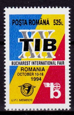 RO 1994 LP 1358,&amp;quot;AXX-a editie a T.I.B. &amp;quot;, serie ,MNH foto