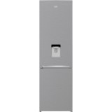 Combina frigorifica Beko RCSA406K40DXBN, 386 l, Usi reversibile, Iluminare LED, Termostat reglabil, H 202.5 cm, Argintiu, Clasa E