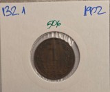 506 Netherlands Olanda 1 Cent 1902, KM#132