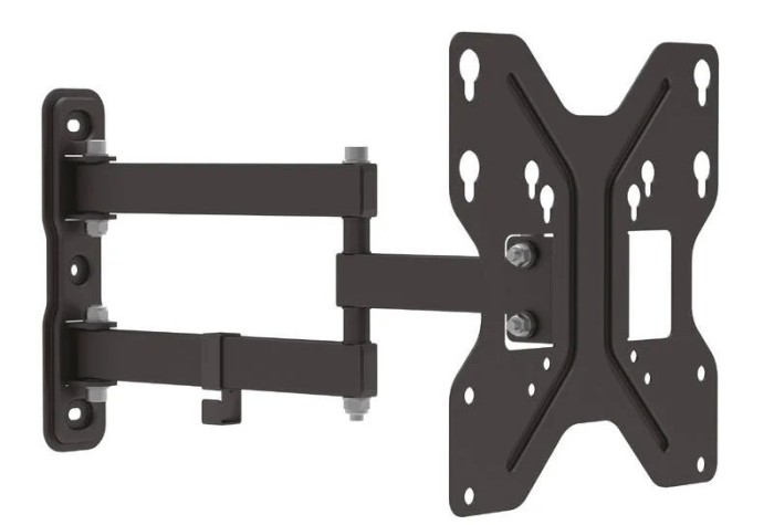 Suport TV reglabil GoGEN M, diagonala 23&quot; la 42&quot; (60-107 cm), 30 Kg, VESA, rotire si inclinare, negru