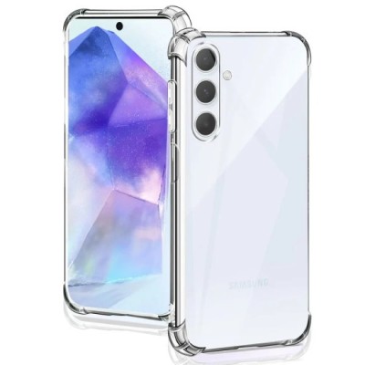 Husa pentru Samsung Galaxy M55 - Techsuit Shockproof Clear Silicone - Clear foto