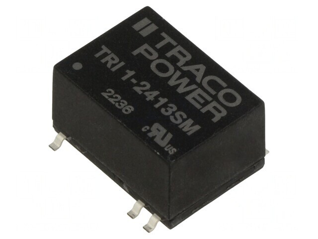 Convertor DC/DC 1W 24V la 15V 68mA TRI 1-2413SM