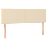 Cumpara ieftin Tablii de pat, crem, 144x5x78/88 cm, textil