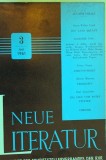 Neue Literatur. Zeitschrift des Schriftstellerverbandes der Sozialistischen Republik Rum&auml;niens. 12. Jg., Heft 2, 1961
