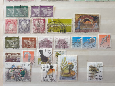 Lot Irlanda si Marea Britanie - 31 timbre circulate deparaiate foto