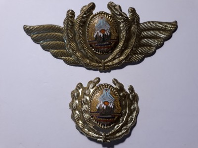 CUC CASCHETA AVIATIE SI ALTA ARMA - RSR - LOT DE 2 BUCATI foto