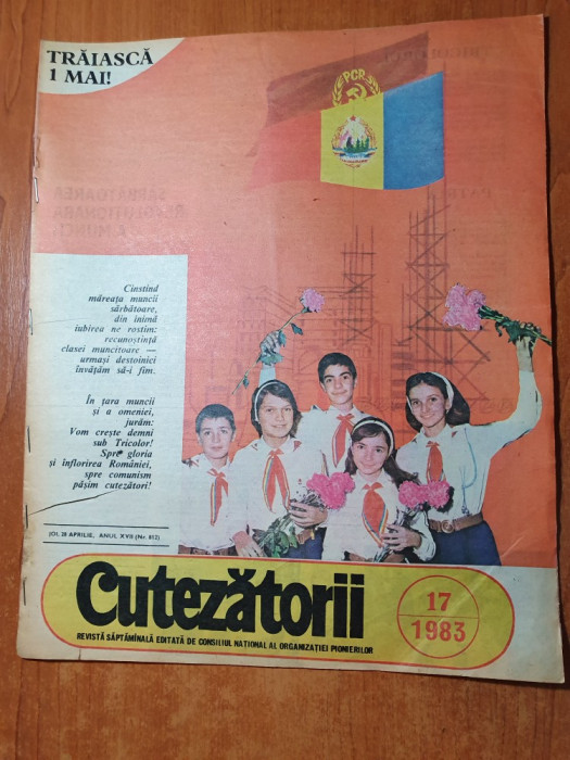 revista pentru copii - cutezatorii 28 aprilie 1983