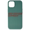 Husa Silicon Woven Texture Verde iPhone 13 Midnight Green