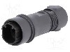 Conector circular, tata, 2 pini, BULGIN - PXP6011/02P/CR/0507