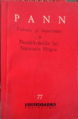 FABULE SI ISTORIOARE. NAZDRAVENIILE LUI NASTRATIN HOGEA-ANTON PANN-218642 foto
