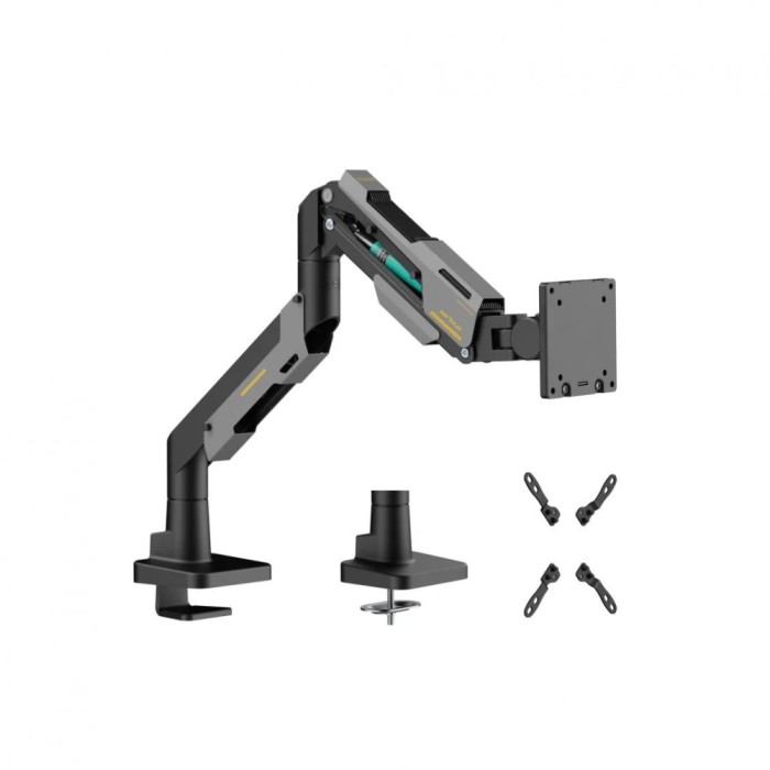 Suport monitor Serioux SRXA-MM101-C012GR, compatibilitate dimensiune ecran 24&quot;-57&quot;, greutate maximă