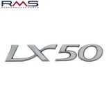 Emblema scris &bdquo;LX 50&rdquo; Vespa LX 50cc - montaj lateral