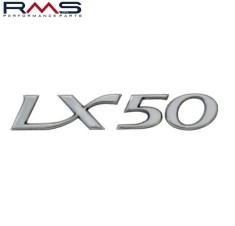 Emblema scris &bdquo;LX 50&rdquo; Vespa LX 50cc - montaj lateral