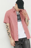 Cumpara ieftin HUGO cămașă bărbați, culoarea roz, cu guler clasic, regular 50475668