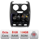 Navigatie Android Dacia Duster 2012-2019, 8GB RAM, 128GB, QLED 2K