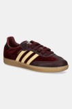 adidas Originals sneakers din piele Samba OG culoarea bordo, JS1394