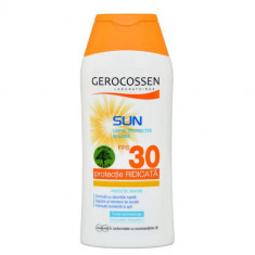Sun lapte cu protectie solara SPF 30, 200 ml, Gerocossen Plaja