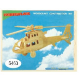 Joc puzzle lemn -S- elicopter P007-2/ZZL11