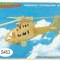 Joc puzzle lemn -S- elicopter P007-2/ZZL11