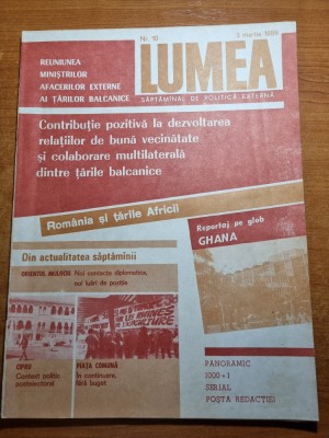 revista lumea 3 martie 1988 foto