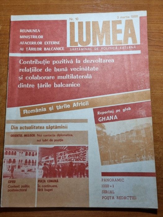 revista lumea 3 martie 1988