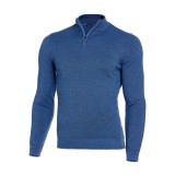 Pulover bărbați slim albastru PL017, 48