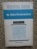 E.LOVINESCU INTERPRETAT DE