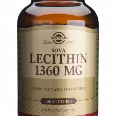 LECITHIN 1360mg softgels 100cps SOLGAR