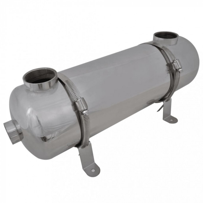 Schimbător de căldură pentru piscină 485 x 134 mm 60 kW