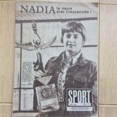 REVISTA SPORT Nr5 MAI 1978 RSR NADIA COMANICI CM fotbal argentina dudu georgescu