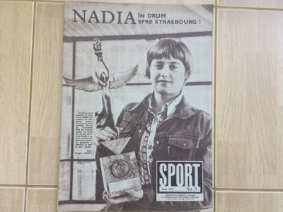 REVISTA SPORT Nr5 MAI 1978 RSR NADIA COMANICI CM fotbal argentina dudu georgescu foto