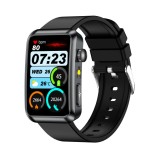 Cumpara ieftin Smartwatch iSEN TK77 Negru, Silicon, 1.57 HD, ECG, Micro-Examinare, Risc Glicemie, Acid Uric Lipide, Apel BT, Asistent Vocal, Lanterna, SOS, 250mAh