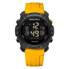 Ceas barbatesc de mana Naviforce Sport Stil Army Militar Casual Fashion Digital Galben foto