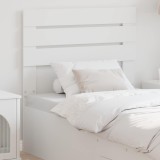 vidaXL Tăblie cap Alb 100 cm Lemn compozit 888221