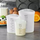 Recipient din plastic pentru măsurarea lichidelor, capacitate 500 ml, gradata, Kinghoff