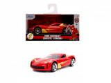 Masinuta Metalica Flash 2009 Chevy Corvette Scara 1 La 32 | Jada Toys