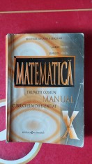 MATEMATICA CLASA A X A TRUNCHI COMUN CURRICULUM DIFERENTIAT MARIUS BURTEA