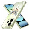 Husa antisoc pentru xiaomi redmi note 14 4g (regional) - airbag magsafe, col&Egrave;uri ranforsate - cross white wings