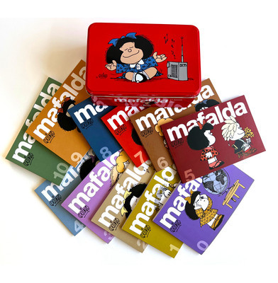 11 Tomos de Mafalda En Una Lata Roja (Edici foto