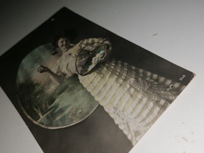 CARTE POSTALA / FELICITARE PASTE , STAMPILA BRAILA ANII 1910 foto